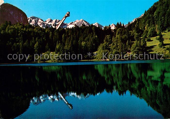 Oberstdorf Freibergsee Heini Klopfer Skiflugschanze