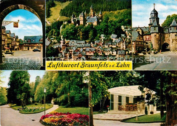 Braunfels Mark Schloss Braunfels Schlosseingang Herrengarten Musikpavillon Kurpa