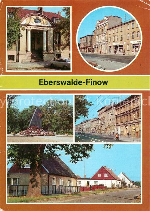 Finow Eberswalde Alte Forstakademie Denkmal Wilh Pieck Strasse Clara Zetkin Sied