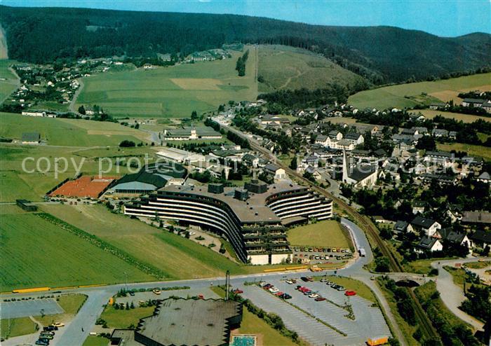 Willingen Sauerland Fliegeraufnahme mit Sauerland Stern