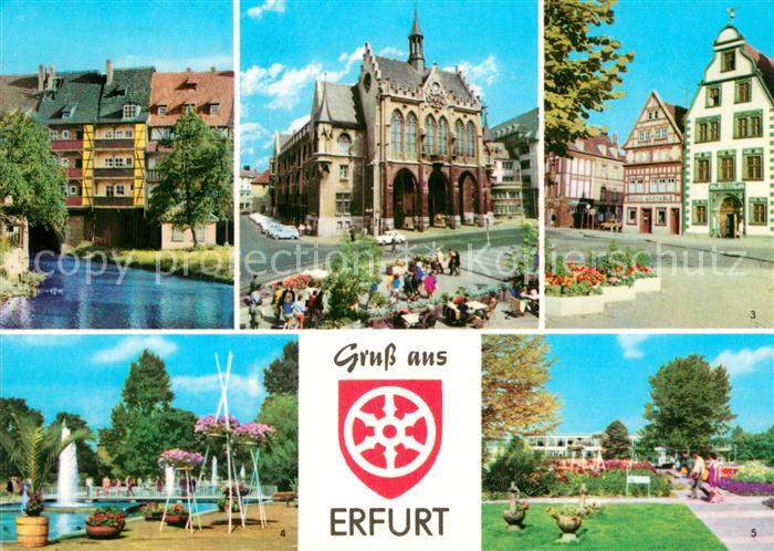 Erfurt Kraemerbruecke Rathaus Hohe Lilie IGA