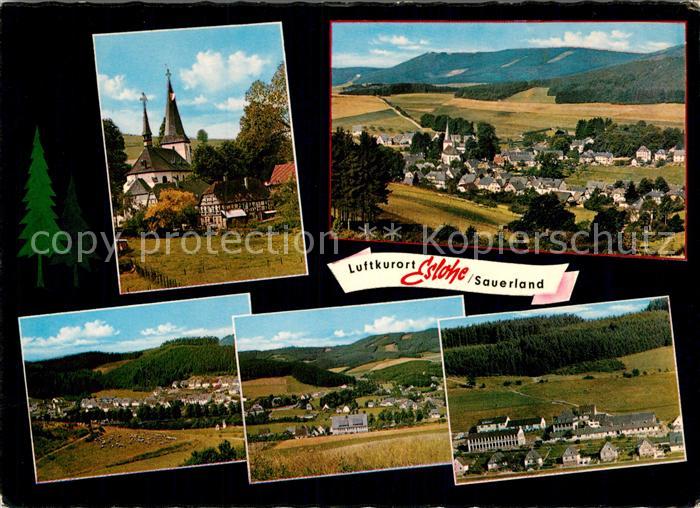 Eslohe Sauerland Kirche Fliegeraufnahme Panorama