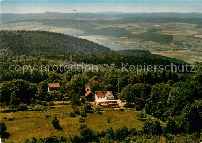 Obersensbach Hoehenpension Reussenkreuz Fliegeraufnahme