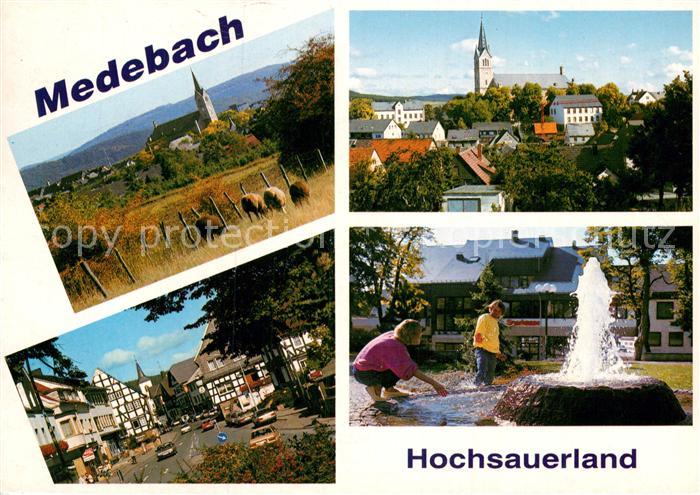 Medebach Kirche Stadtplatz Brunnen