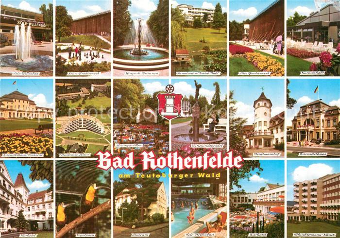 Bad Rothenfelde Kuranlage Kurmittelhaus Gradierwerk Kurpark Hallenbad Kurhotel S