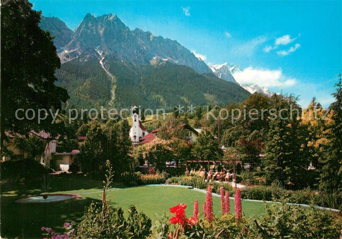 Grainau Kirche Panorama