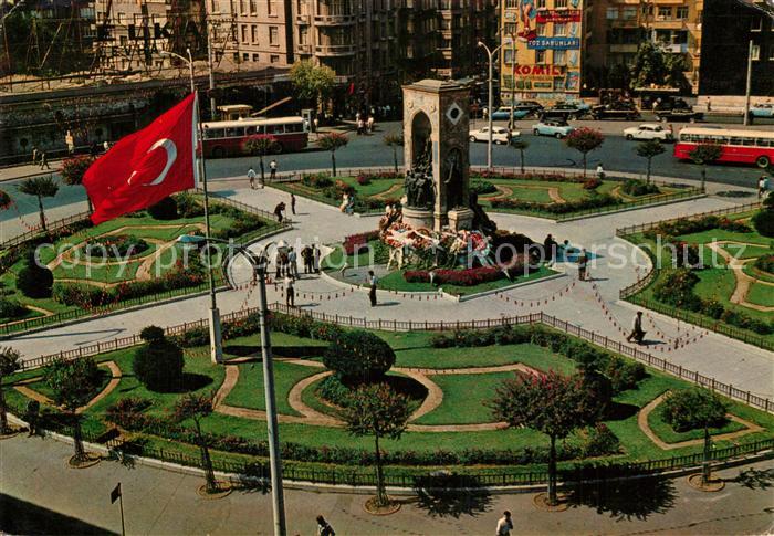 Istanbul Constantinopel Taksim Republik-Denkmal