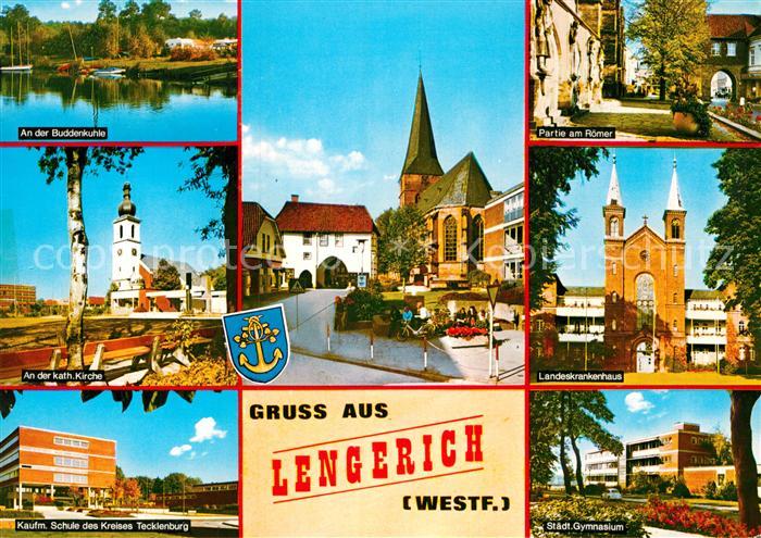 Lengerich Westfalen Kaufmaennische Schule Landeskrankenhaus Gymnasium