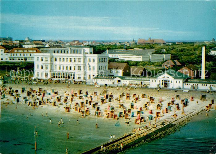 Norderney Nordseebad Weststrand Fliegeraufnahme