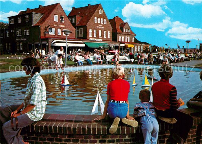 Juist Nordseebad Spielteich Kurplatz