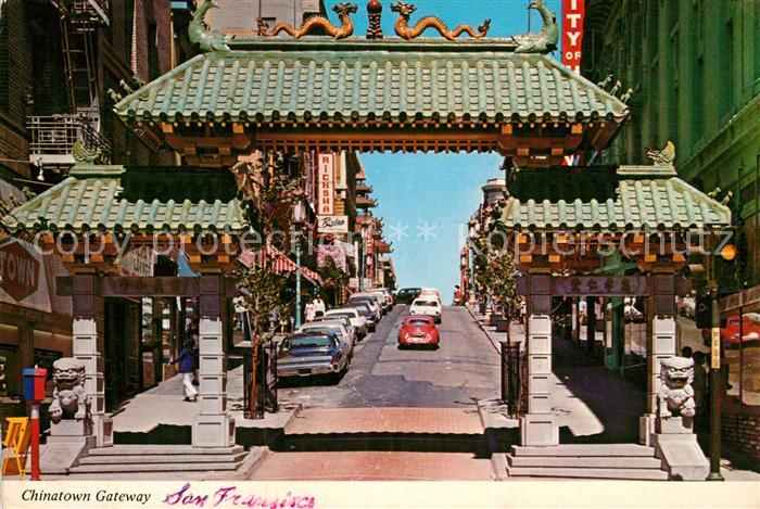 San Francisco California Chinatown Gateway