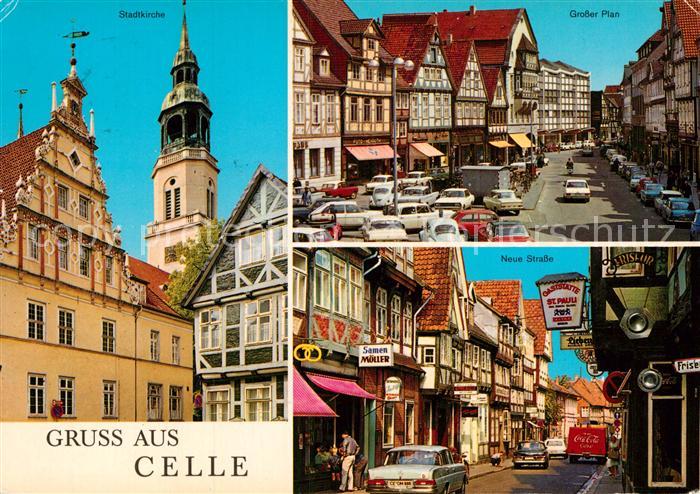 Celle Niedersachsen Stadtkirche Grosser Plan Neue Strasse