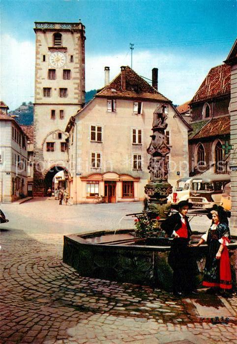 Ribeauville Haut Rhin Elsass Vieille Fontaine Tour des Bouchers