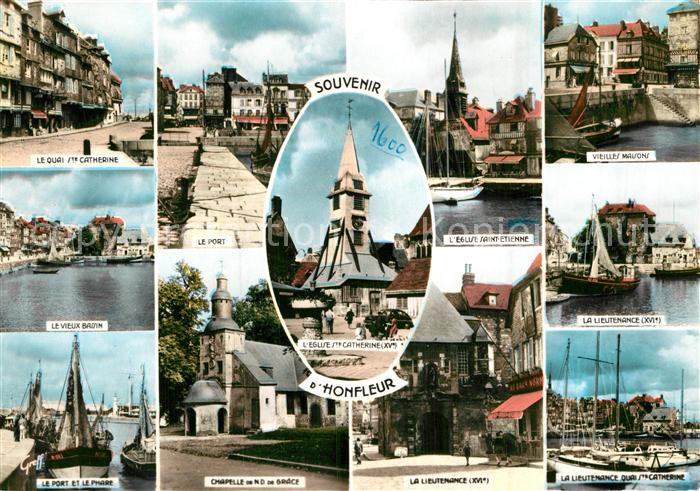 Honfleur Lieutenance Eglise Sainte Catherine Port