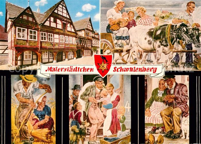 Schwalenberg Wandgemaelde Rathaussaal Friedrich Eicke