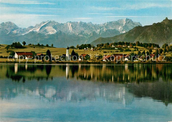 Froschhausen Staffelsee Riegsee Wetterstein Zugspitze