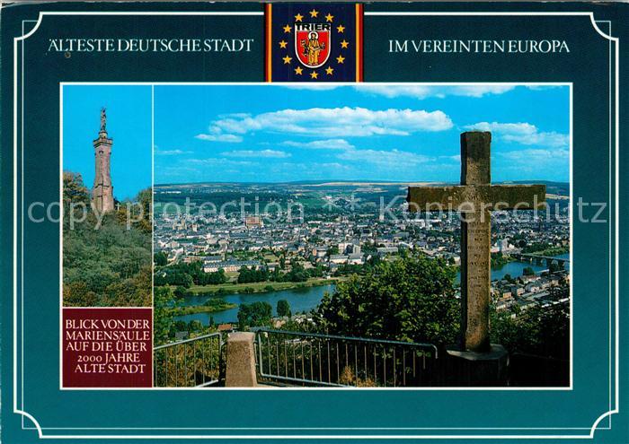 Trier Blick von der Mariensaeule