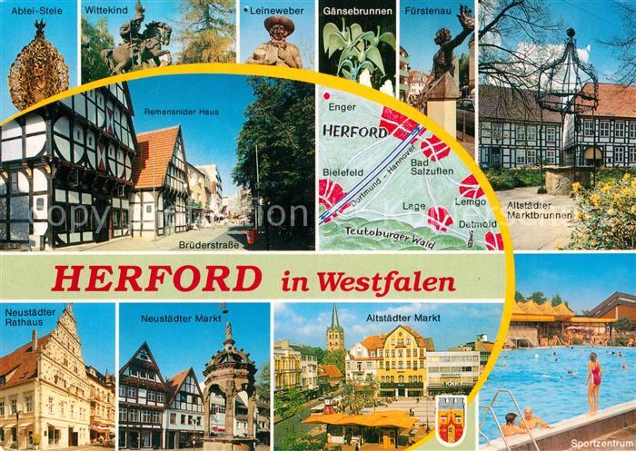 Herford Remensnider Haus Sportzentrum Neustaedter Rathaus