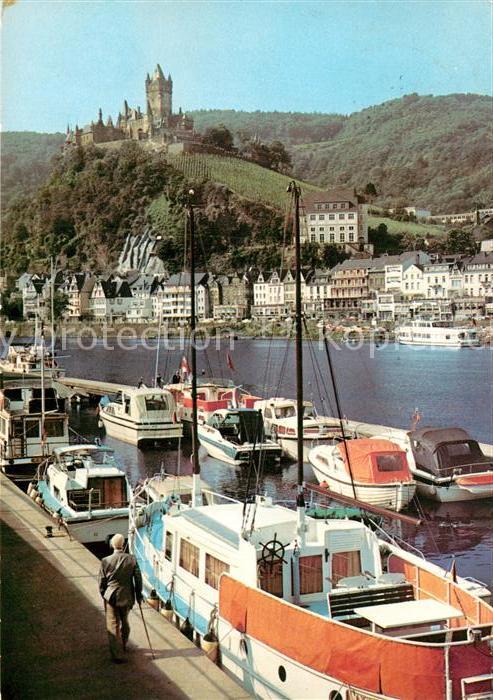 Cochem Mosel Bootshafen Burg