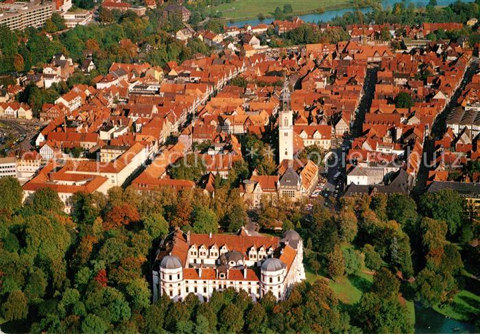 Celle Niedersachsen Schloss Stadt Fliegeraufnahme
