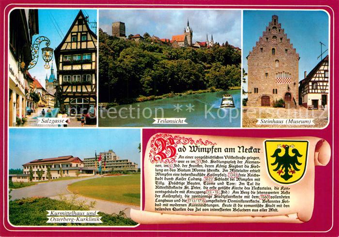 Bad Wimpfen Salzgasse Steinhaus Kurmittelhaus Osterberg-Kurklinik