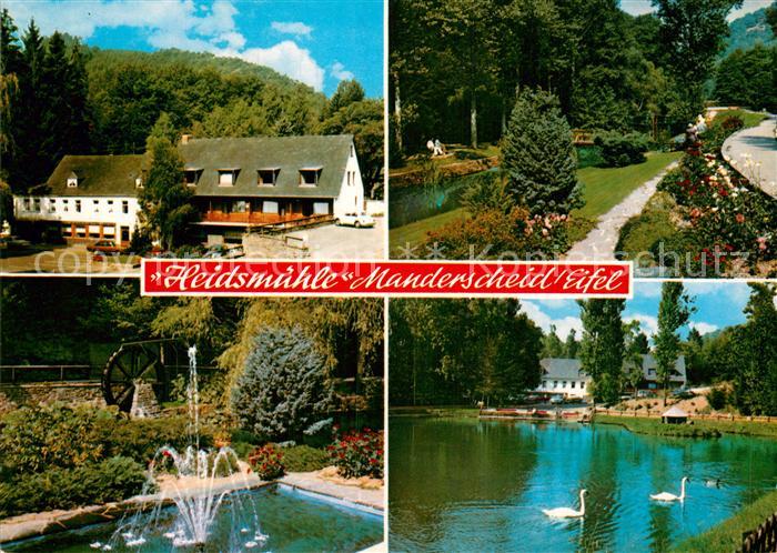 Manderscheid Eifel Cafe-Restaurant Hotel Heidsmuehle