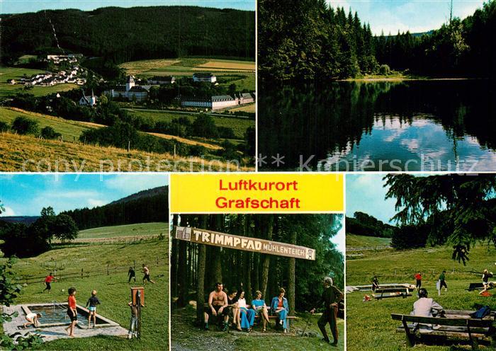 Grafschaft Sauerland Trimmpfad Muehlenteich