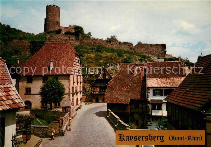 Kaysersberg Haut Rhin Pont Fortifie Chateau