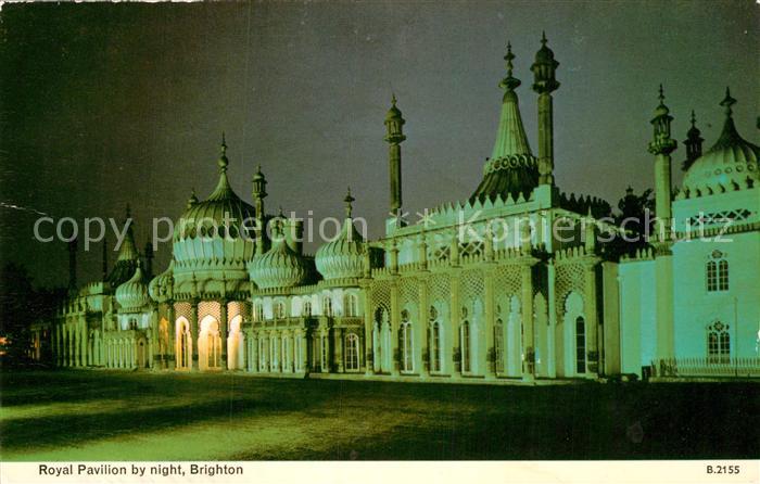 Brighton East Sussex Royal Pavilion by night