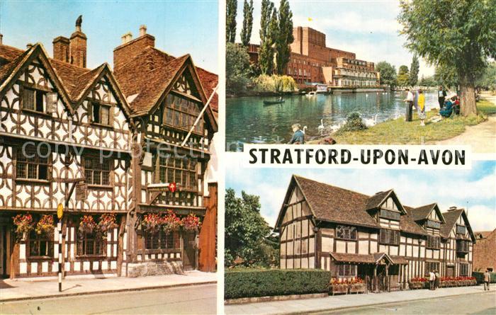 Stratford-Upon-Avon Garrick Inn Royal Shakespeare Theatre Shakespeare Birthplace