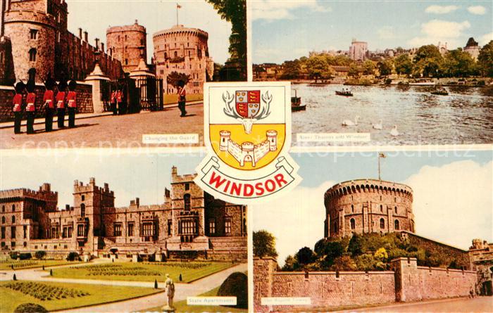 Windsor Castle Changing the Guard State Apartments River Thames and Windsor Roun
