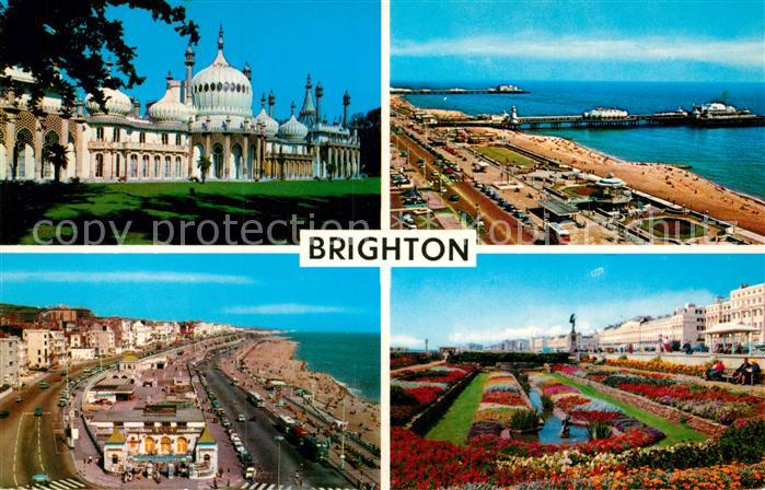 Brighton East Sussex Royal Pavilion Aquarium and Madeira Drive Kings Road and We