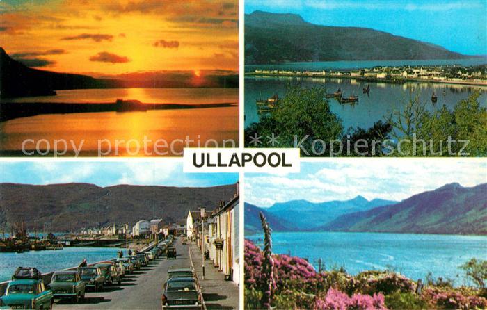 Ullapool Sunset over Ardmair Bay Shore Street Loch Broom