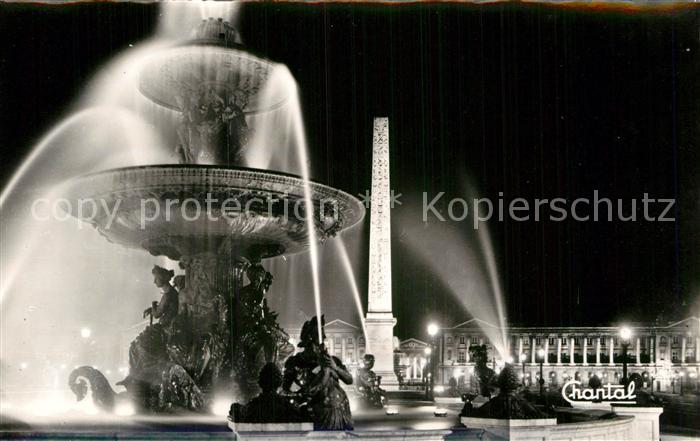 Paris Les illuminations Place de la Concorde