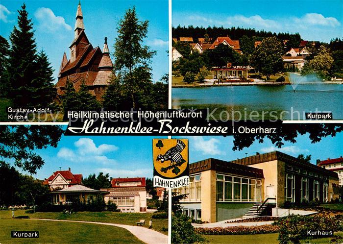 Hahnenklee-Bockswiese Harz Gustav Adolf Kirche Kurpark Kurhaus
