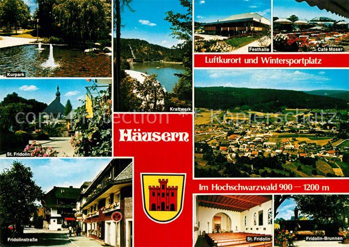 Haeusern Schwarzwald Kurpark Kraftwerk Festhalle Cafe Moser St Fridolin Fliegera