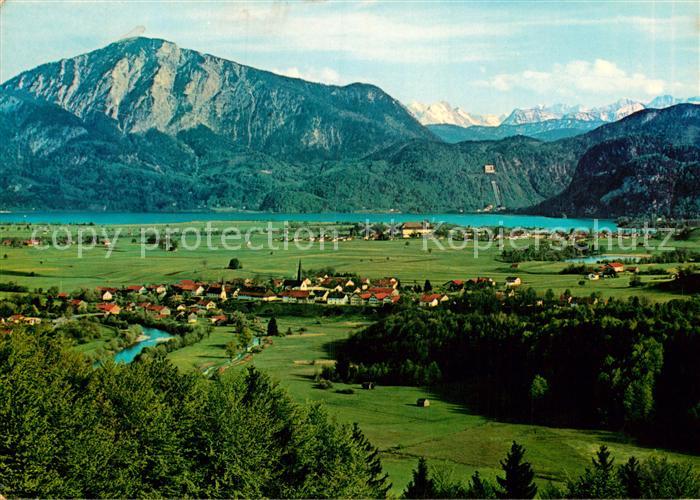 Grossweil mit Schlehdorf am Kochelsee Jochberg Karwendelgebirge