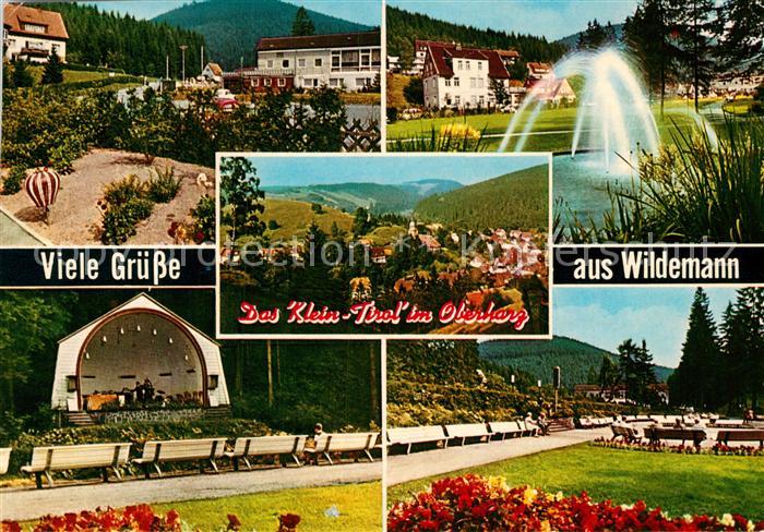 Wildemann Kurhaus Kurpark Musikpavillon Klein Tirol im Oberharz