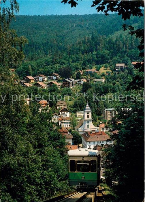 Wildbad Schwarzwald Staedtische Bergbahn