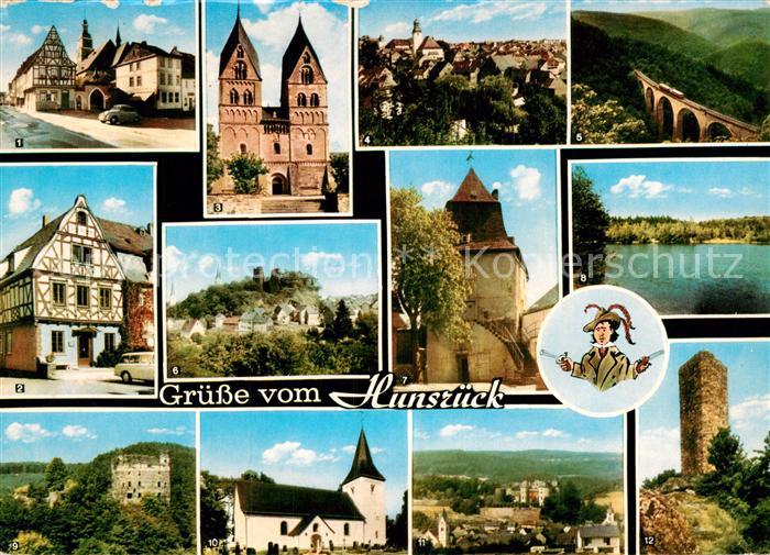 Hunsrueck Markt Apotheke Kloster Ravengiersburg Simmern Hoehenbahn Burgruine Sch