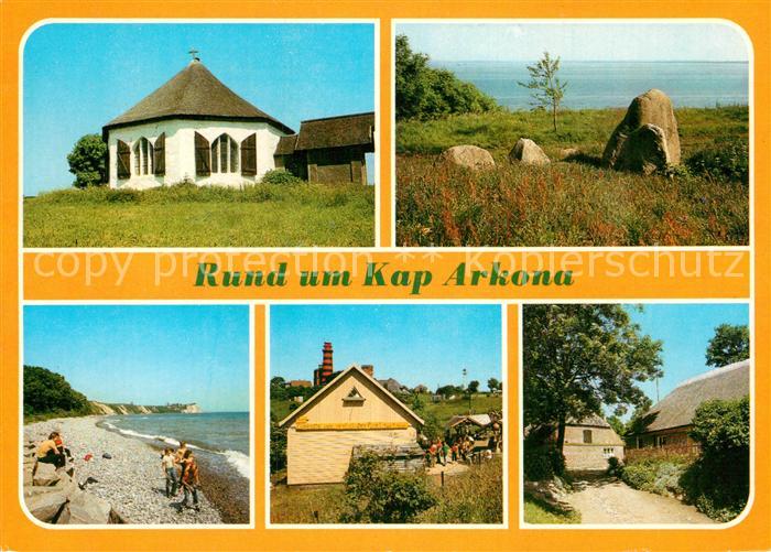 Kap Arkona Vitt Kapelle Raesenbaerg Waechtersteine Freigaststaette Teilansicht