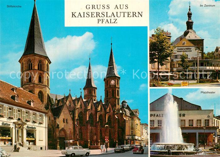 Kaiserslautern Stiftskirche Zentrum Pfalztheater