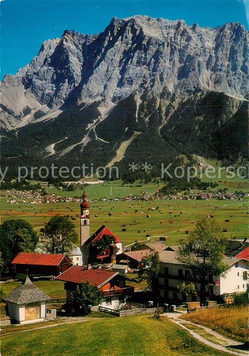 Lermoos Tirol mit Zugspitze