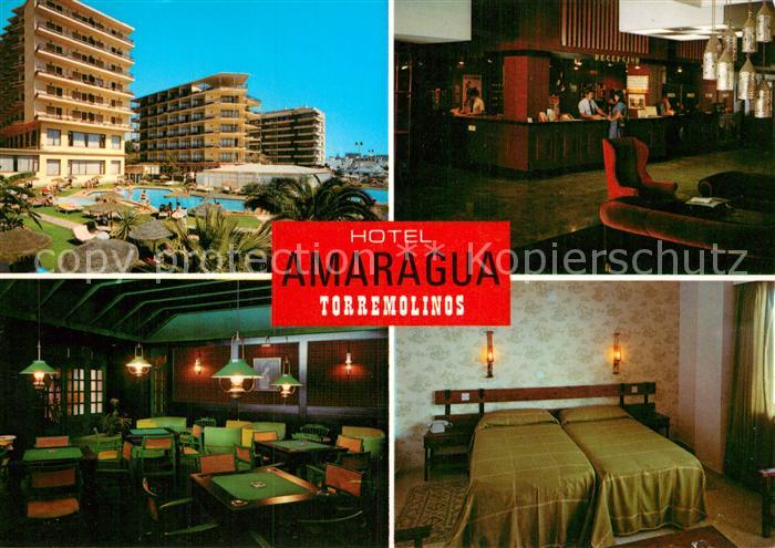 Torremolinos Hotel Amaragua Bar Gastraum Gaestezimmer