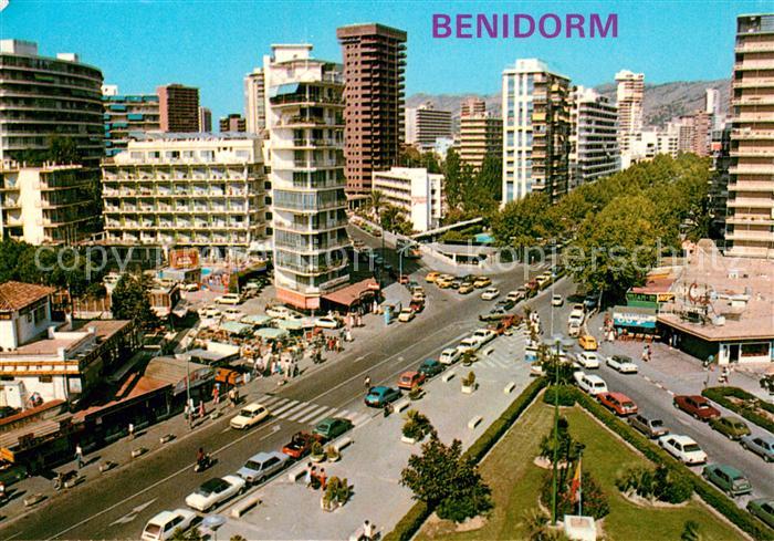 Benidorm Vista desde Plaza Triangular