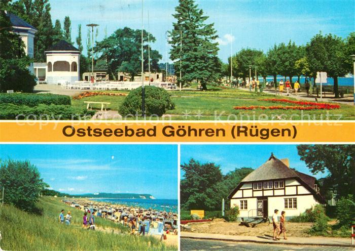 Goehren Ruegen Strandpromenade Strand Heimatmuseum