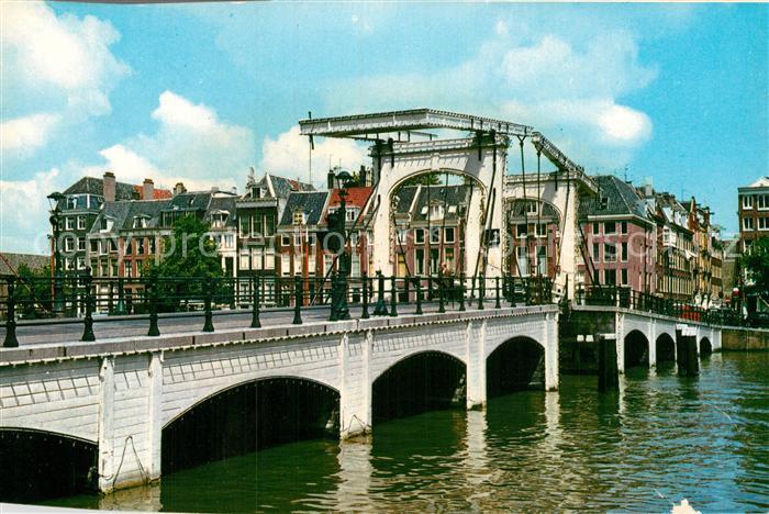 Amsterdam Niederlande De Magere Brug over de Amstel