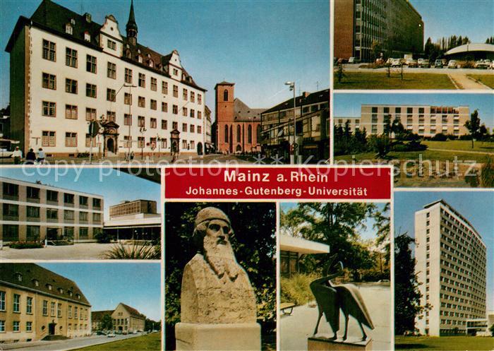 Mainz Rhein Johannes Gutenberg Universitaet Teilansichten