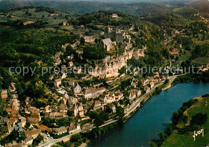Beynac-et-Cazenac Village et le Chateau Fliegeraufnahme