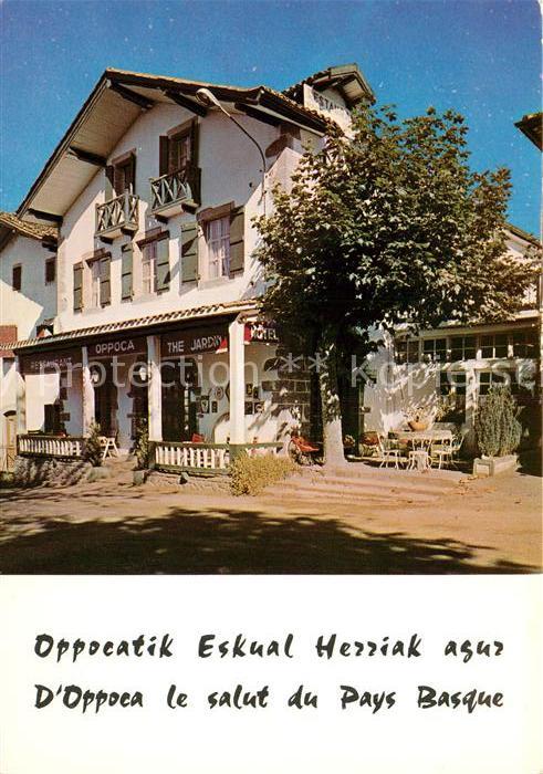 Ainhoa Facade de l’Hotel Oppoca